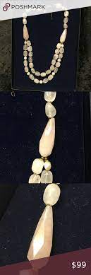 Stauer Double Rose Quartz And Pearl Necklace Rose Quartz Womens Jewelry Necklace Pearl Necklace