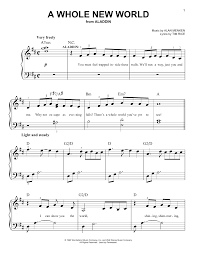 Piano tutorial easy learn in an easy way how to play piano with easy piano tutorials. A Whole New World From Aladdin Easy Piano