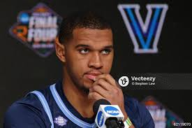 Villanova Wildcats forward Eric Dixon (43) looks