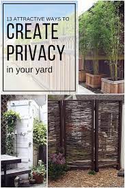 5 Cheap Privacy Fencing Ideas Privacy Landscaping Backyard Outdoor Remodel