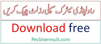 Rawalpindi Matric Supply Result 2020 Online Secondary Education Rawalpindi Online