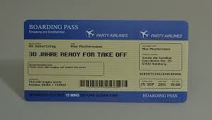 Einladungskarte als flugticket boarding pass. Einladungskarten Flugticket Geburtstag Hochzeit Tickettasche Exklusivedrucksachen