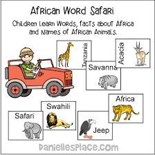 Book Safari African Themed Crafts And Activities