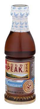 Gold peak slightly sweet tea bottle, 18.5 fl oz gold peak marque : Gold Peak Slightly Sweet Iced Tea