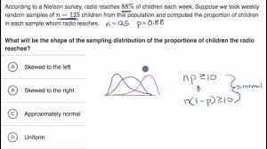 Mathematics · 1 decade ago. Sampling Distributions Statistics And Probability Math Khan Academy