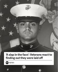 Another Veteran kicked to the curb thanks to Donald Trump and Elon Musk's  indiscriminate mass layoffs. ABC News writes: "Lyndsay Butts is a disabled  veteran who served in the Air Force and