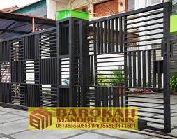 Harga pagar besi terbaru juni 2021 ukuran per meter. Pagar Minimalis Murah 081297736417 Barokah Mandiri Teknik I Info 081297736417