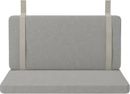 Il est composé de 80% coton et 15% polyester pour une solidité à l'épreuve du temps. Coussin D Assise Avec Dossier Gris 82 Cm Pour Banc Berlin Bolia