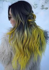 Black And Yellow Hair Color 56 Black Yellow Ombre Hair Color Trends For 2018 Ombre Hair Thick Hair Styles Ombre Hair Color