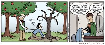 Phd Comics Barking Up The Wrong Tree Phd Comics Comics Tree