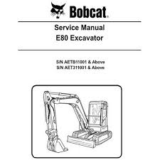 Bobcat E80 Compact Excavator Repair Service Manual 6987194