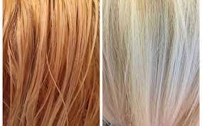 Since orangeness appears mostly when we try to become blonde, a reasonable question may occur: What Color Covers Orange Hair How To Fix Orange Hair Color Hair Color Orange Toning Bleached Hair Hair Toner