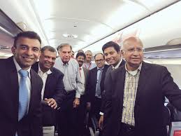 MJ. Chandilya على X: "Fun Onboard VT-JRT w/ @tonyfernandes @RNTata2000  Bharat Vasani, S Ramadorai & Aneesh Bhatia & our Engineering team  http://t.co/zZlzySG8EE"