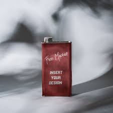 Download Antique Aluminum Flask Mockup Free Mockup Download