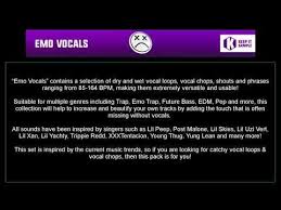 Emo Vocals Sample Pack Royalty Free Acapella Vocals Mixed With Music F Vocal Current Music Emo