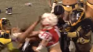 The origin of lfl (lingerie football league). Lfl Player One Punches Opponent Amid Post Touchdown Scuffle Article Bardown