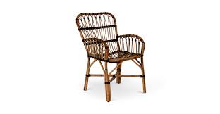 Malou Dining Chair Wicker Dining Chairs Midcentury Modern Dining Chairs Rattan Furniture