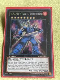 Yugioh Coach King Giantrainer NUMH-EN037 Secret Rare 1st Edition Near Mint  | eBay