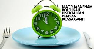 Ini kerana tarikh 1 syawal adalah. Niat Puasa Enam Dan Puasa Ganti