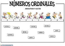 Los Numeros Ordinales Interactive And Downloadable Worksheet You Can Do The Exercises Online Or Download T Ordinal Numbers Number Worksheets Number Activities