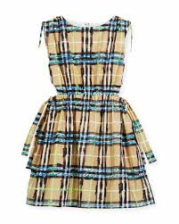 Ebay Sponsored Burberry Girls Candra Cutout Tie Check