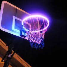 Light Up Led Basketball Hoop Light Solar Power Color Changing Induction Lamp Wish