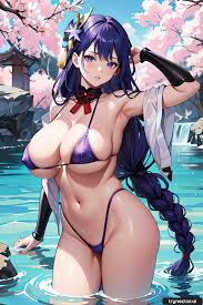 Genshin Porn - aiart bikini genshin impact raiden shogun swimsuit  trynectar.ai | - Genshin Porn