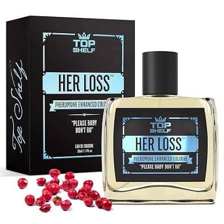 Her Loss Cologne for Men (Pheromone Enhanced) - 50ml EDP Spray | Long Lasting | Natural Herbal