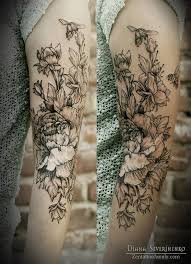 Black And White Vintage Style Flower Sleeve Tattoo Pin By Maite Huarte On Tattoo Tattoo Tattoo Tattoos Sleeve Tattoos Cool Tattoos