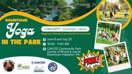 Downtown Hazleton Yoga in the Park 2026