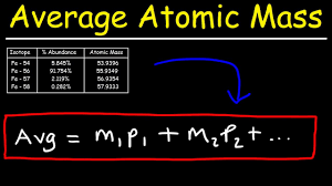 Here's how i do it. How To Calculate The Average Atomic Mass Youtube