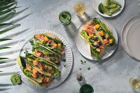 Juicy, sweet, tangy, healthy, fresh mango salsa in 20 minutes! Salmon Tacos With Lime Mango Salsa Iga Marketplace