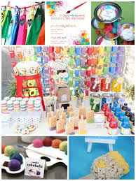 Birthday Themes For Kids Kid S Paint Birthday Party Painting Birthday Party Kids Painting Party Kids Party Themes