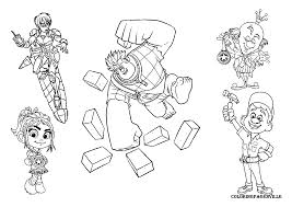 Wreck It Ralph Coloring Pages Coloring Pages Wreck It Ralph Disney Princess Coloring Pages