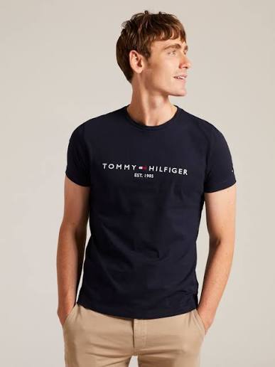 Buy Tommy Hilfiger Blue Logo T-Shirt from Next USA