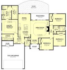 Traditional Style House Plan 4 Beds 2 Baths 1875 Sq Ft Plan 430 87 Ranch Style House Plans New House Plans Ranch House Plans