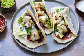 How many calories in cod fish tacos. Grilled Fish Taco Recipe Fish Tacos Recipe Taco Recipes Seafood Entrees
