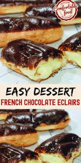 Traditional French Chocolate Eclairs Eclairs Au Chocolat Recipe Eclairs French Chocolate Recipes