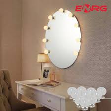 Enrg Led Vanity Light Bulbs Stick On Mirror Makeup Dimmable Brightness For Vanity Table Mirror 10 Bulbs Buy Online At Best Prices In Pakistan Daraz Pk