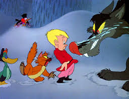 Peter and the wolf is a folk story told with instruments of the orchestra. Peter And The Wolf Facts For Kids