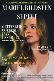 Please join the Gettysburg College Jazz Ensemble, directed by Dr. Amanda  Heim, along with Camerata, directed by Dr. Rob Natter, as they present  their final concert of the semester in the historic