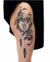 14 5k Likes 38 Comments Tattoo Inkspiration Igtattoogirls On Instagram Anaisbtattoo Leg Tattoos Women Hip Tattoos Women Feather Tattoos