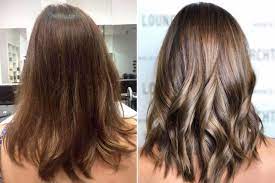 Haare aufhellen mit zitrone vorher nachher. Die Schonsten Brauntone Und Frisuren Fur Braune Haare