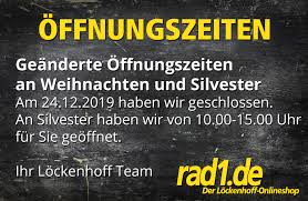 Geanderte Offnungszeiten Lockenhoff News Aktuelles Blog Rad1 De