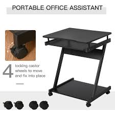 By ursula cohen april 10, 2020 post a comment. Movable Computer Desk With 4 Moving Wheels