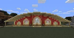 A roof with a cylindrical section, as might be seen for the roof of a barn, a warehouse, a hangar or many other large, comparatively simple structures, is termed a barrel roof. Half Rounded Roof House Minecraft Map