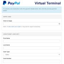 Ubishop may not allow a paypal purchase linked to your bank account if your paypal account is not from the us. Paypal Virtual Terminal Php App