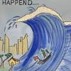 Earthquakes, volcanic eruptions and other underwater explosions (including detonations, landslides, glacier calvings, meteorite impacts and other disturbances) above or below water all have the potential to generate a tsunami. 1
