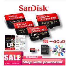 Tests with and without the adapter in readers with both. Sandisk Extreme Pro Microsd 256gb Uhs I Memory Card 128gb Micro Sd Card Tf Card Shopee Philippines