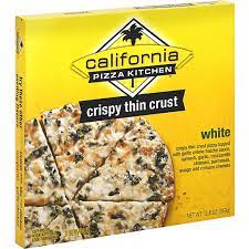 Unfortunately the spinach was a bit on . California Pizza Kitchen Crispy Thin Crust White Pizza Pizza Superlo Foods